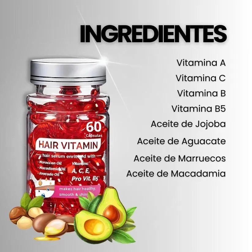 Serum Vitamínico Reparación Cabello 60 Pzas. - Acalaskin - 