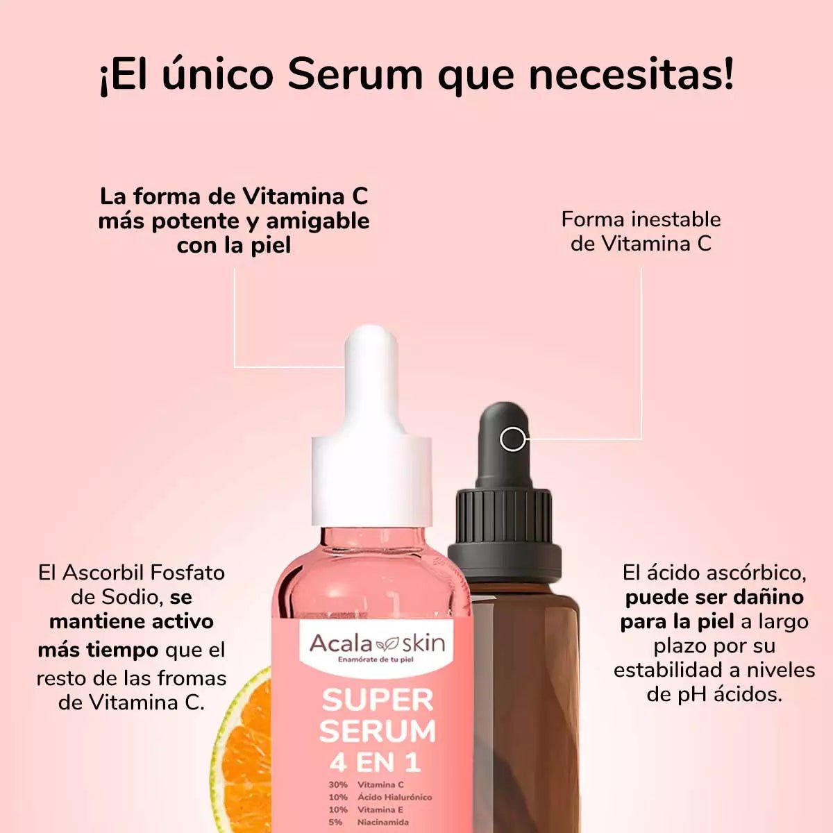 Super Serum 4 en 1 Acala Skin - Acalaskin-